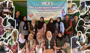 Acara ini dimulai dengan pengecekan tekanan darah dan pemeriksaan kadar gula darah
