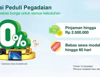 Layanan Gadai Bebas Bunga bisa diakses bagi nasabah yang belum pernah melakukan gadai sebelumnya atau berlaku bagi nasabah yang tidak melakukan transaksi dalam 3 bulan ke belakang ya