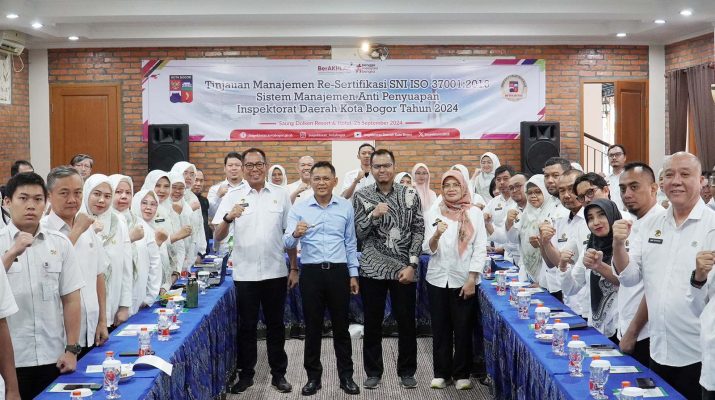 SMAP yang sudah dilaksanakan selama empat kali oleh Inspektorat Kota Bogor ini merupakan tonggak baru dalam penegakan pemberantasan korupsi