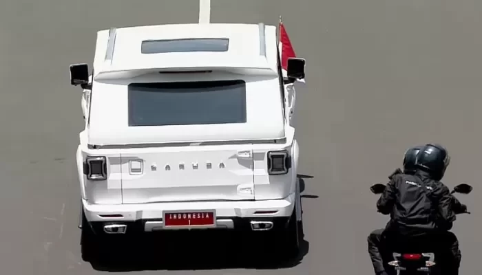Pasca dilantik, Presiden Prabowo Subianto meninggalkan Gedung MPR/DPR.