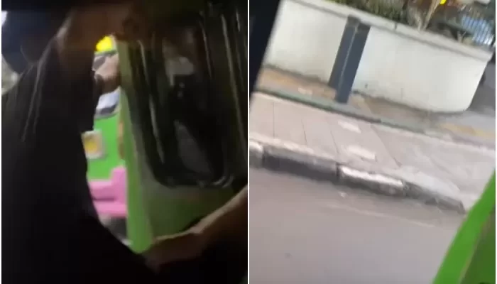 Seorang pria di Bogor dalam angkutan umum tiba-tiba rusuh, menendang, dan hampir menyerang sopir, membuat penumpang berteriak ketakutan, Jumat (21/2) petang.