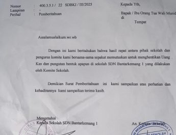 surat keterangan sdn bantar kemang 1