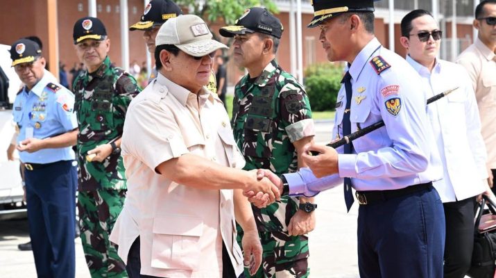 presiden prabowo turun ke sawah panen raya di majalengka