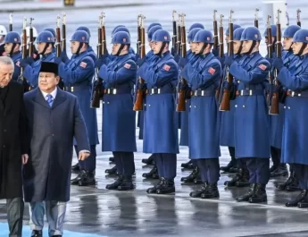 prabowo tiba di istana erdogan