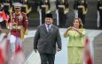 Presiden Peru Dina Boluarte Disambut Presiden Prabowo di Istana Negara