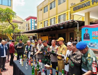 Ribuan Miras Di Musnahkan
