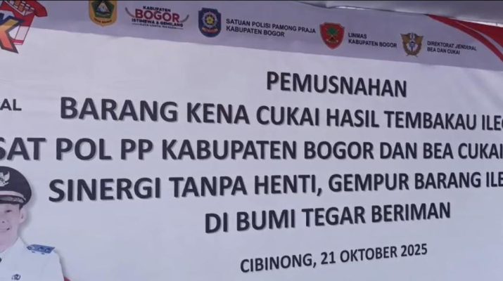 Pemusnahan Rokok Ilegal