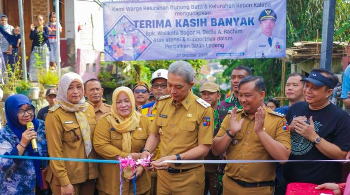 Wali Kota Bogor : Resmikan Jalan