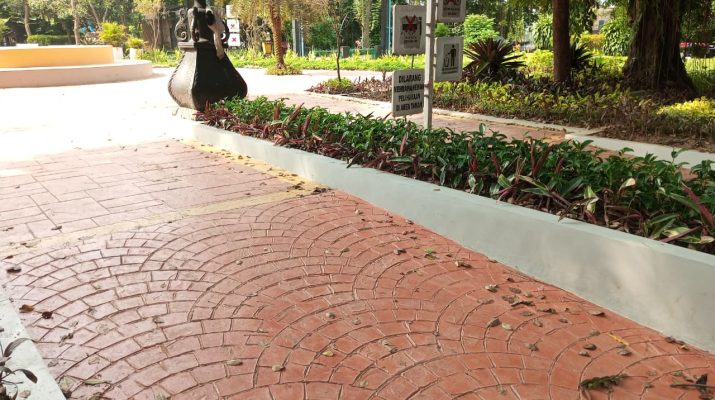 Hasil revitalisasi Taman Heulang