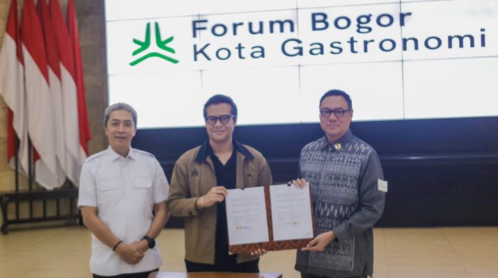 Resmikan Kota Bogor Sebagai Kota Gastronomi