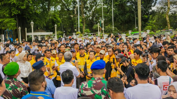 Doa Bersama Pemkot Dengan Pasukan DLH atas Predikat Menuju Kota Bersih