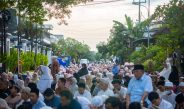 Gelaran Shalat Idul Fitri di Jalan Yasmin Raya Kota Bogor
