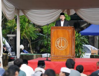 Momen Salat Idul Fitri 2026, Ketua DPRD Jadi Khatib