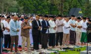 Momen Salat Idul Fitri dilaksanakan di Kebun Raya Bogor