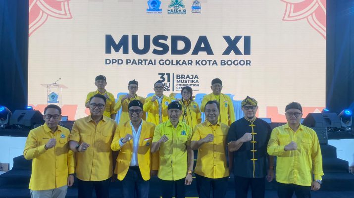 Nahkodai Kembali Golkar Kota Bogor, Rusli Emban Misi Jaga Kondusifitas dan Target Eksekutif