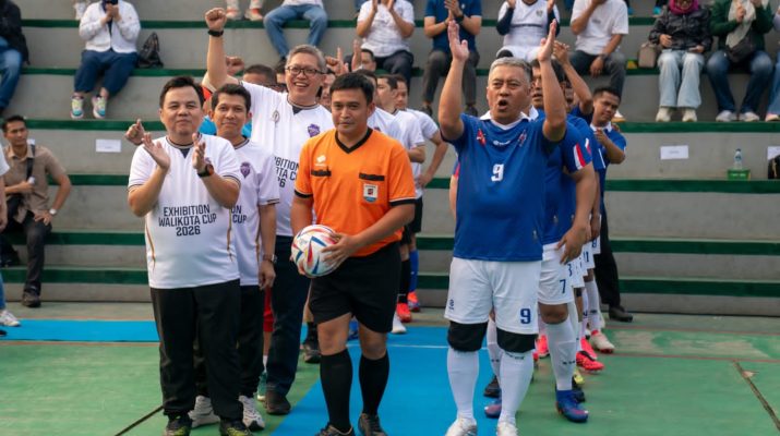 DPRD Kota Bogor Tahan Imbang Pemkot Bogor 2-2, Menang Adu Penalti di Wali Kota Cup Mini Soccer