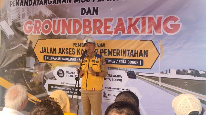 Fasilitas Penunjang di Akses Jalan Pusat Pemerintahan Baru Pemkot Bogor
