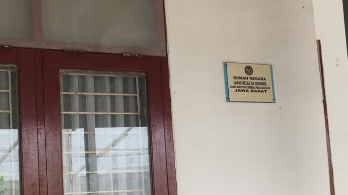 Rumah dinas di Lapas IIA Cibinong Bogor