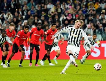 Juventus Ditahan Rennes 2-2, Penalti Woltemade Selamatkan Bianconeri